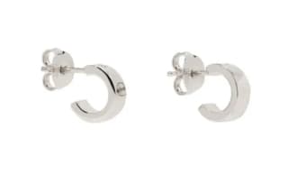 Maison Margiela Brass Stud Earrings Gold/Silver