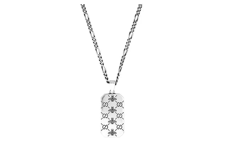 GUCCI Gg Supreme Pendant Necklace
