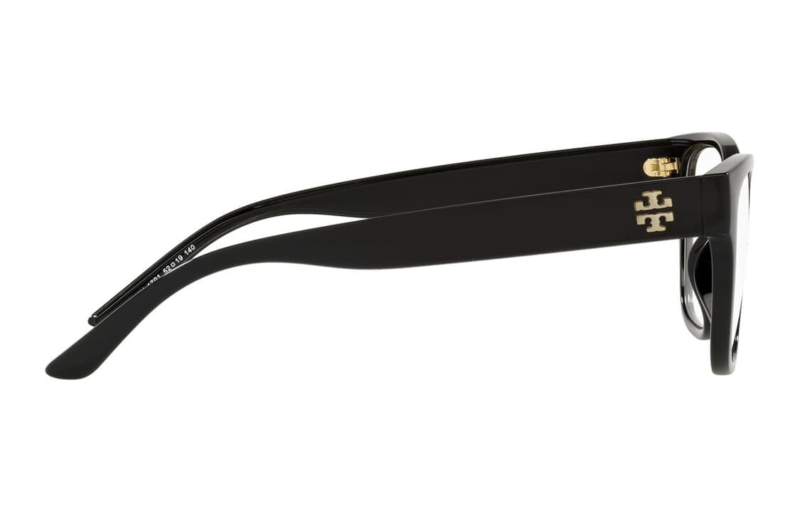 TORY BURCH Plastic Irregular Shape Eyeglass Frames Black