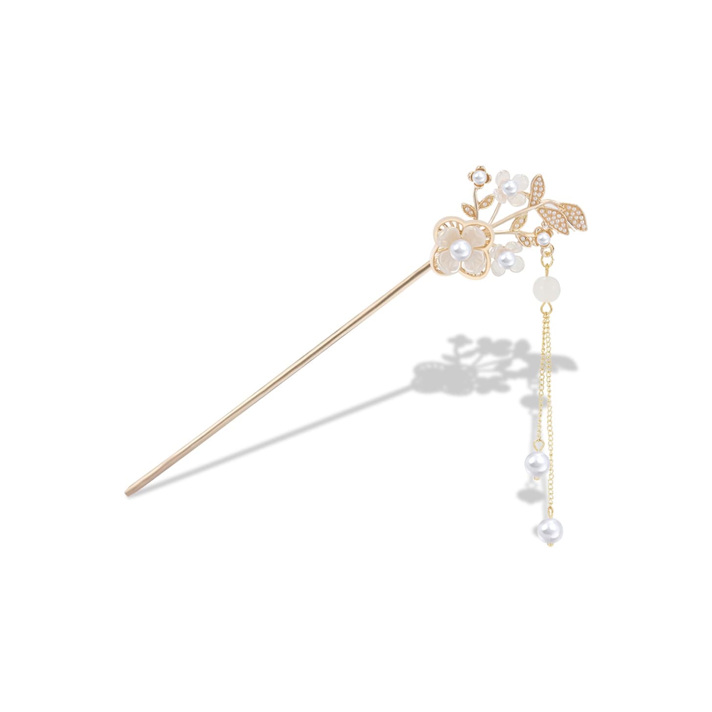 ZANC Hairpins Lily of The Valley Hairpin with Pearl [Gold]