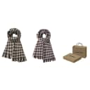 2 Pack (Elegant Blue+Gray Brown) Box