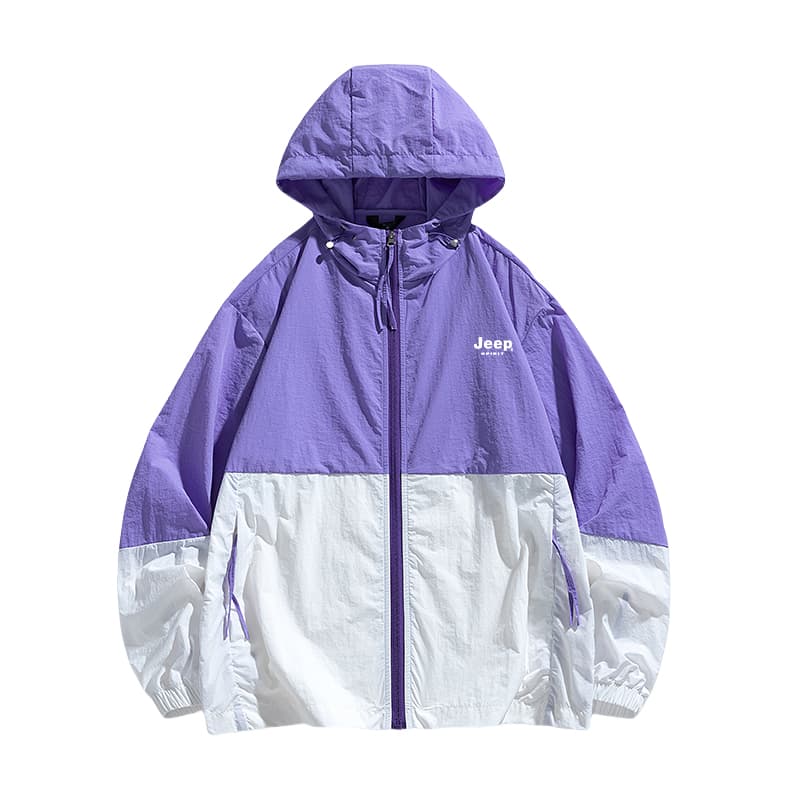 JEEP SPIRIT Sun Protection Clothing Roland purple snowflake white