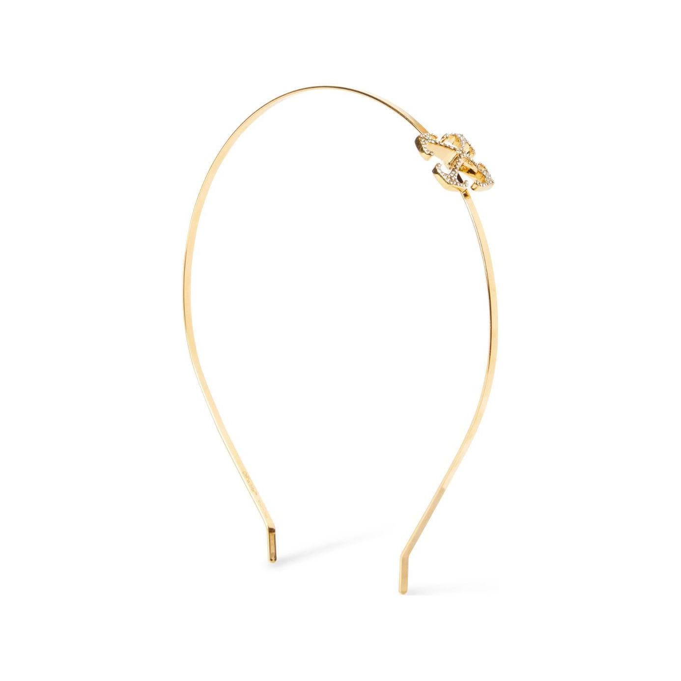 OFF WHITE Arrow Headband Gold