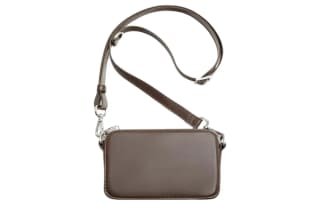 ZARA Polyurethane Shoulder Bag Crossbody Bag Cell Phone Pouch Brown