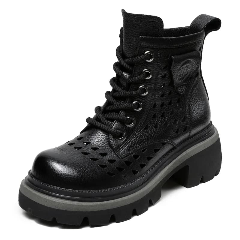 MODERN BELLE Short Martin Boot 6.5cm Black