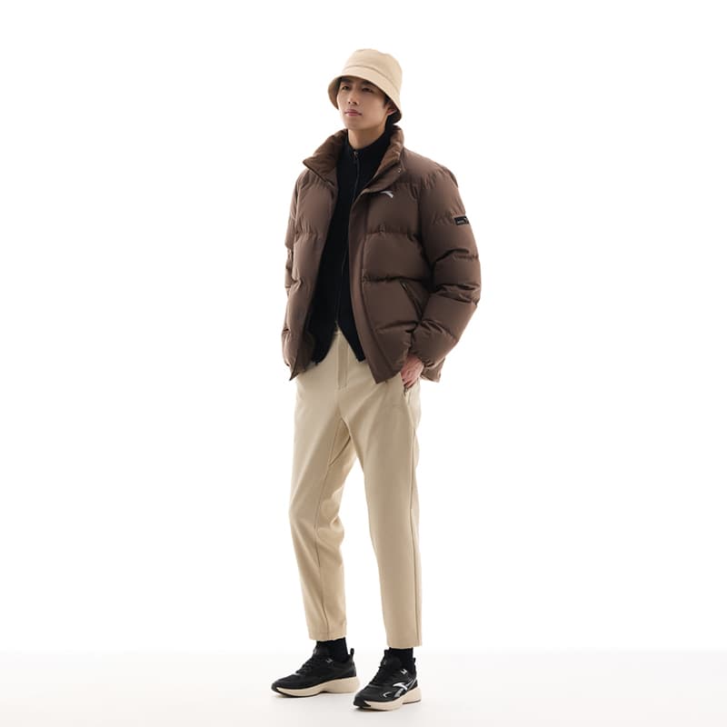 Anta Down Jackets & Chestnut Brown