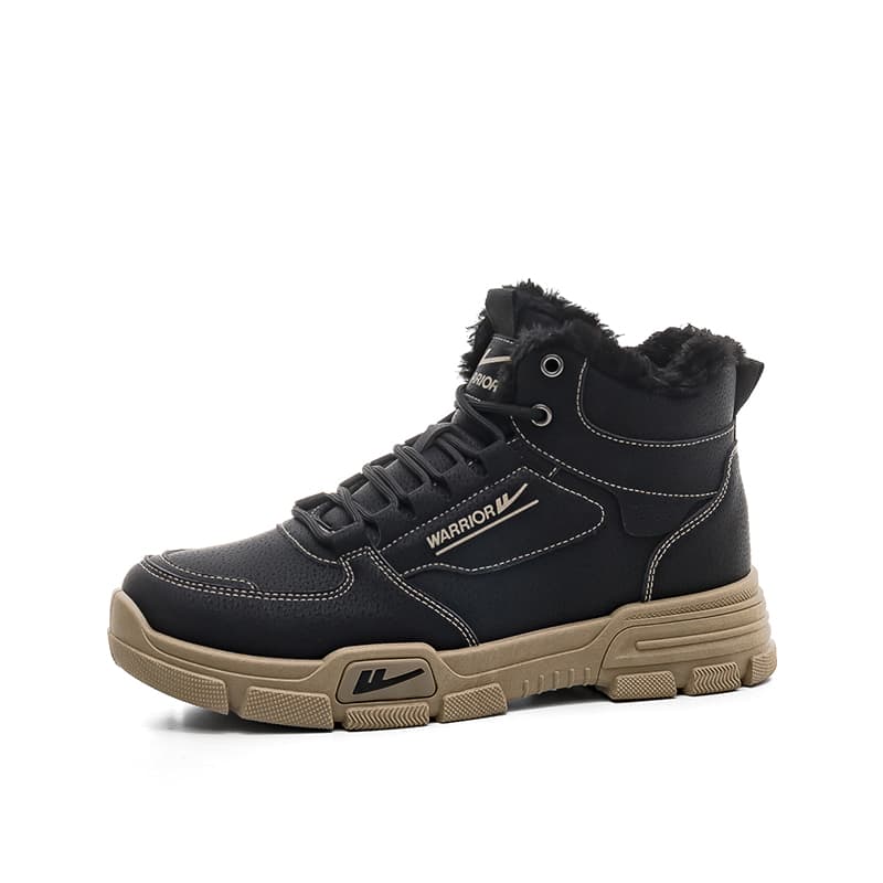 Warrior Short Martin Boot 3cm Black