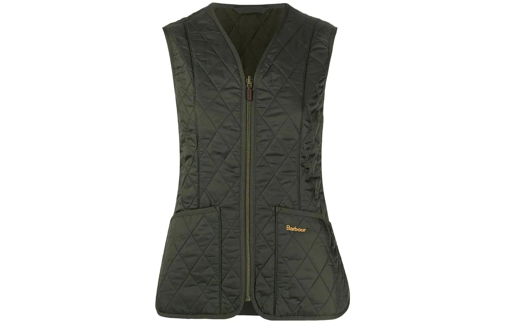 BARBOUR Quilted V neck Gilet Green
