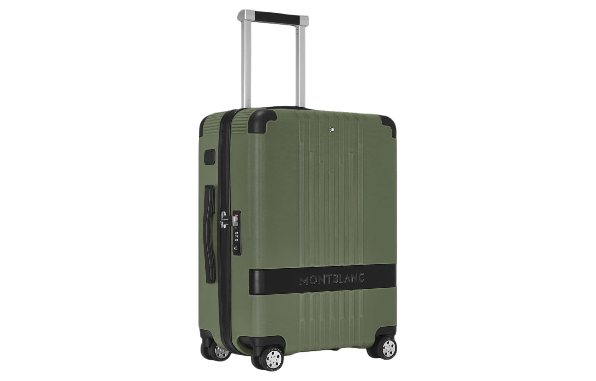 MONTBLANC Polycarbonate Suitcase Luggage Forest Green