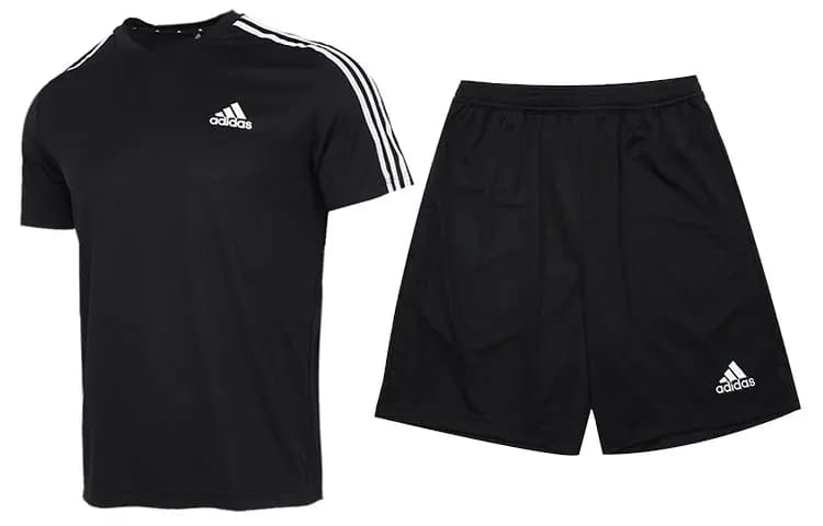 Adidas Fitness Sets Black (Top+Pants)