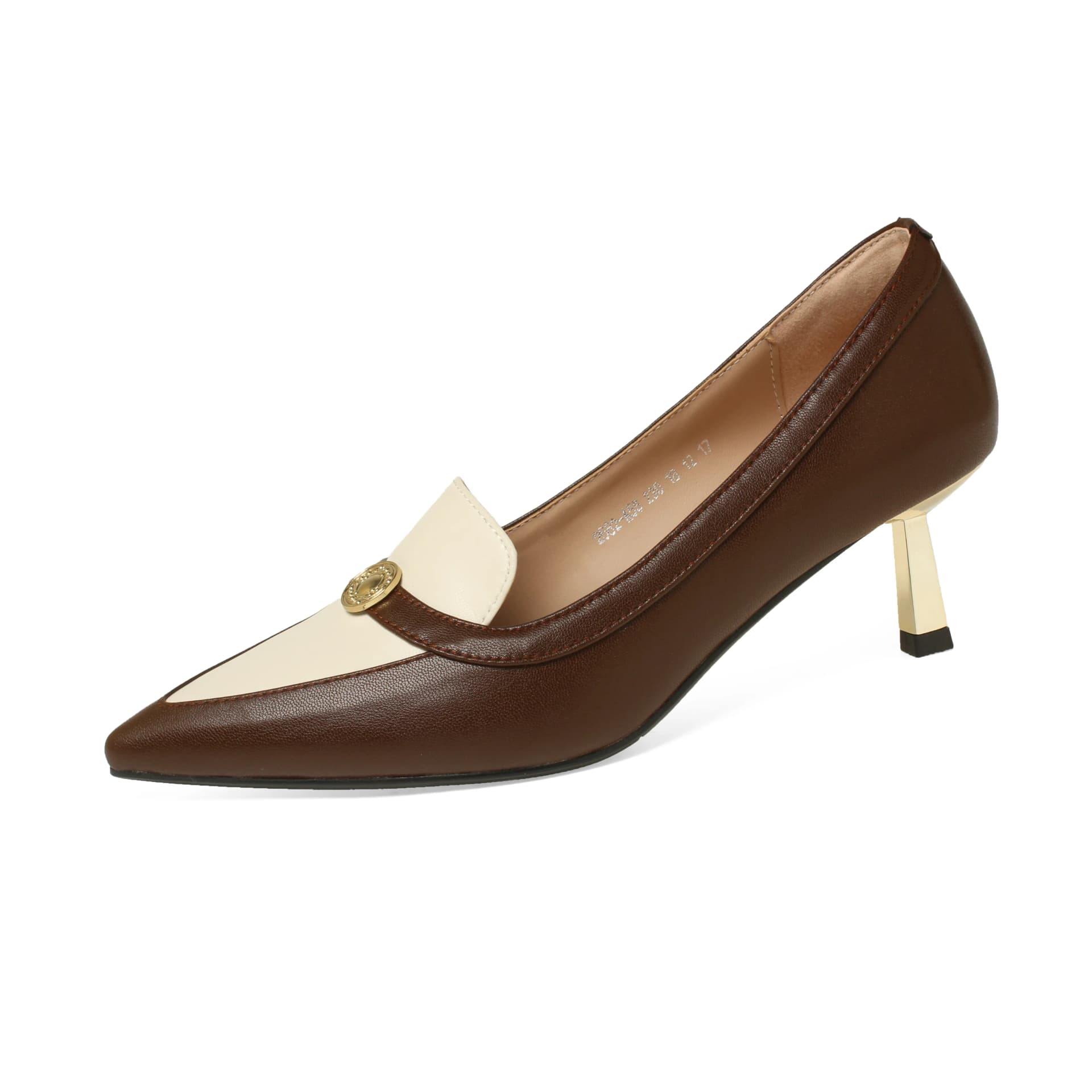 AIQINISHA Slim Heel 5.5cm Brown