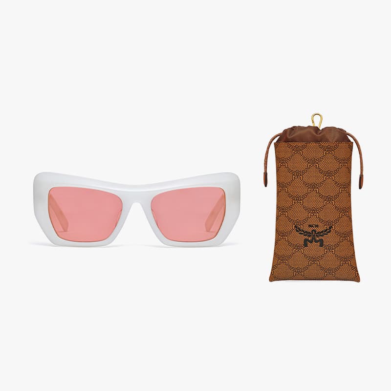 MCM Мешочки для очков Унисекс MCM eyeglass case + sunglasses MEGESMM06WT