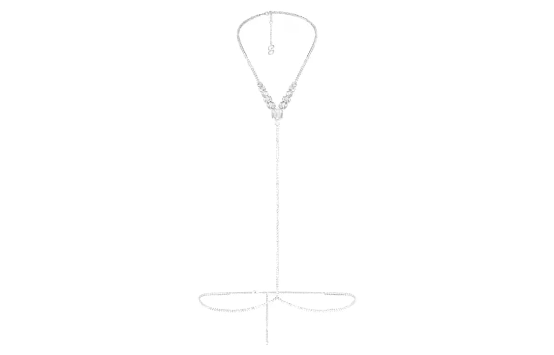 Swarovski Skims Body Chains Silver Silver