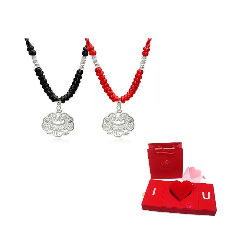 Fuzi Xiangyun necklace a pair