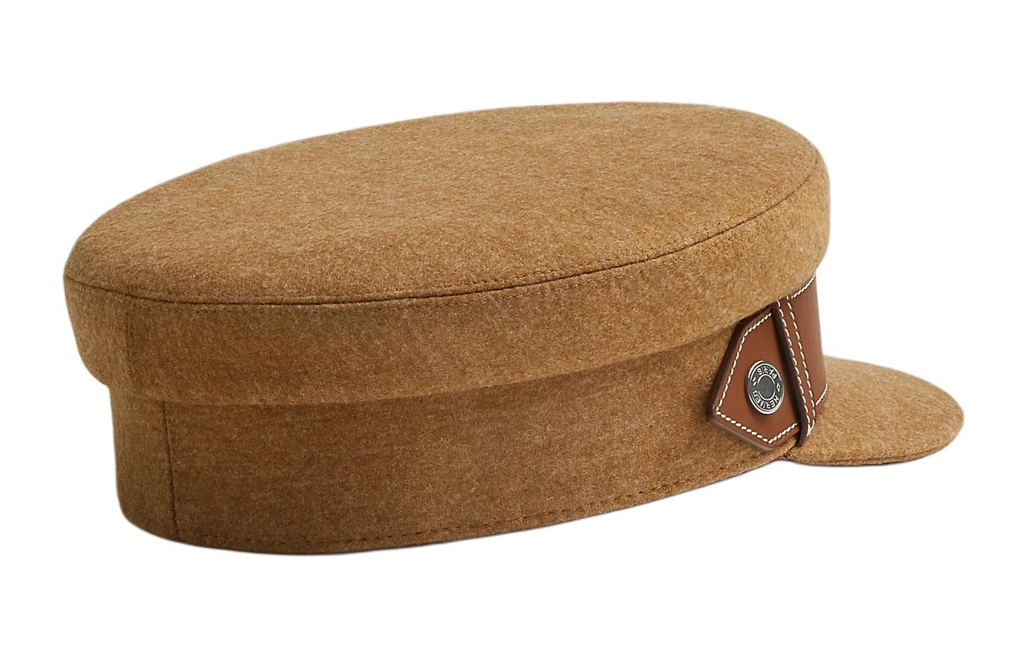 HERMES Wool Berets Brown