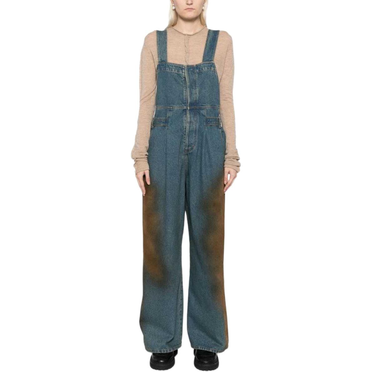 UMA WANG Panda Denim Jumpsuit
