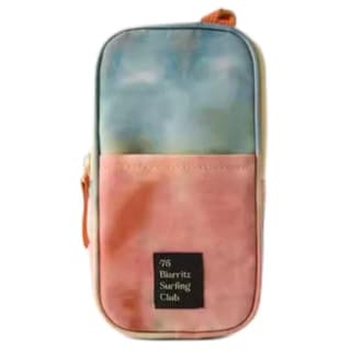 ZARA Polyester Blended With Thermoplastic Polyurethane Crossbody Cell Phone Pouch Orange