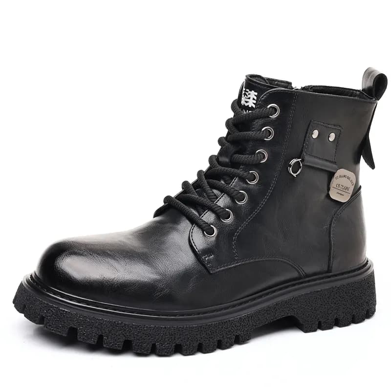 Mulinsen Martin Brown/Black Black[Leather Shoe Size: Size 40 in This Model = Sports Shoe Size 41]
