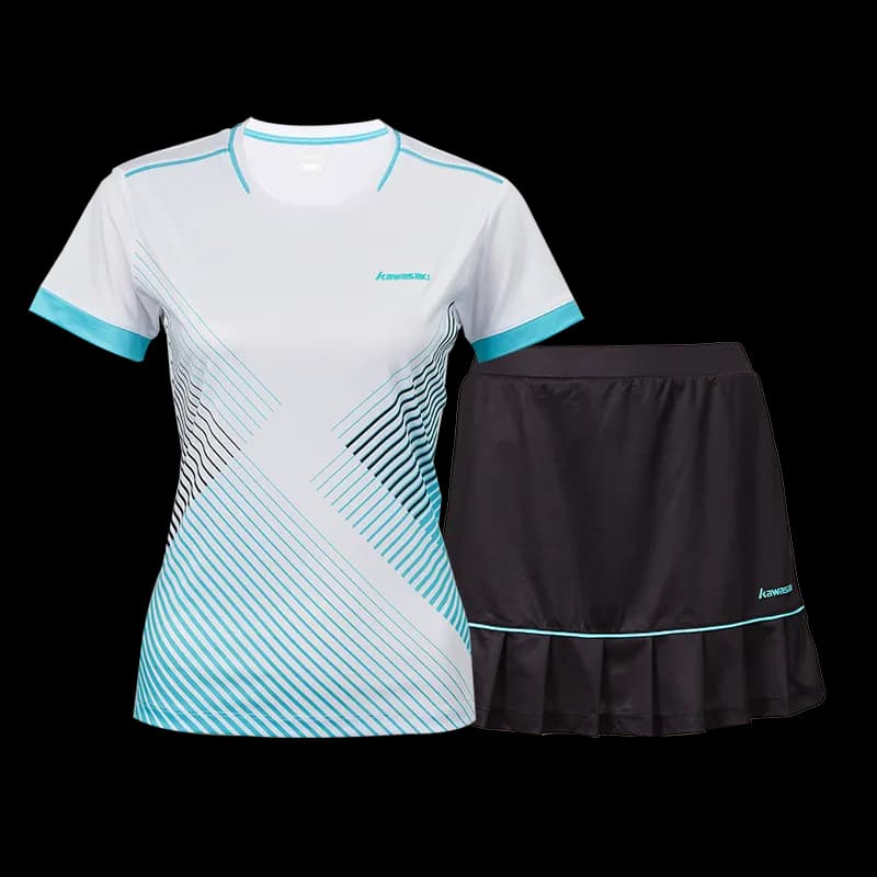 Women's Set (Blue Top+Black Skirt)