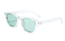 Transparent Frame with Green Polarized Lens