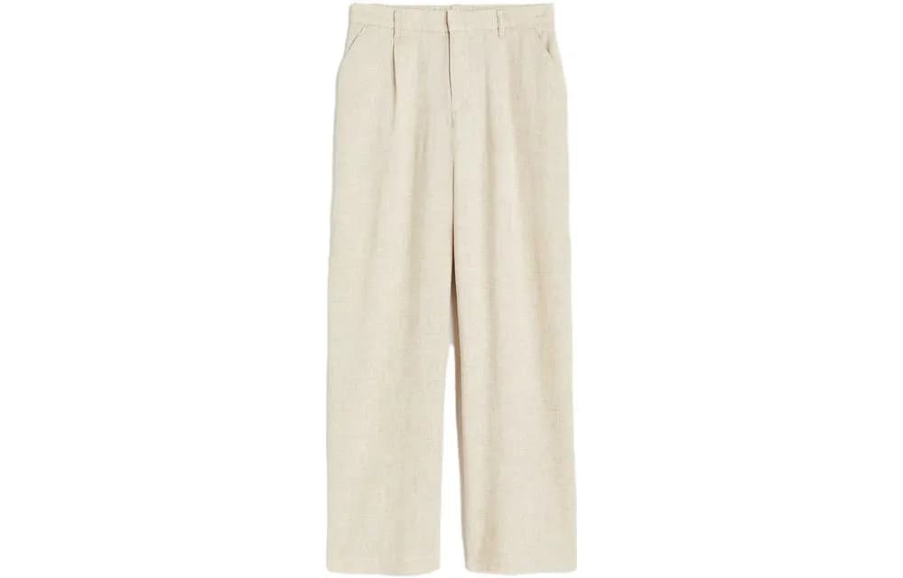 H&M Suit Trousers Light Beige