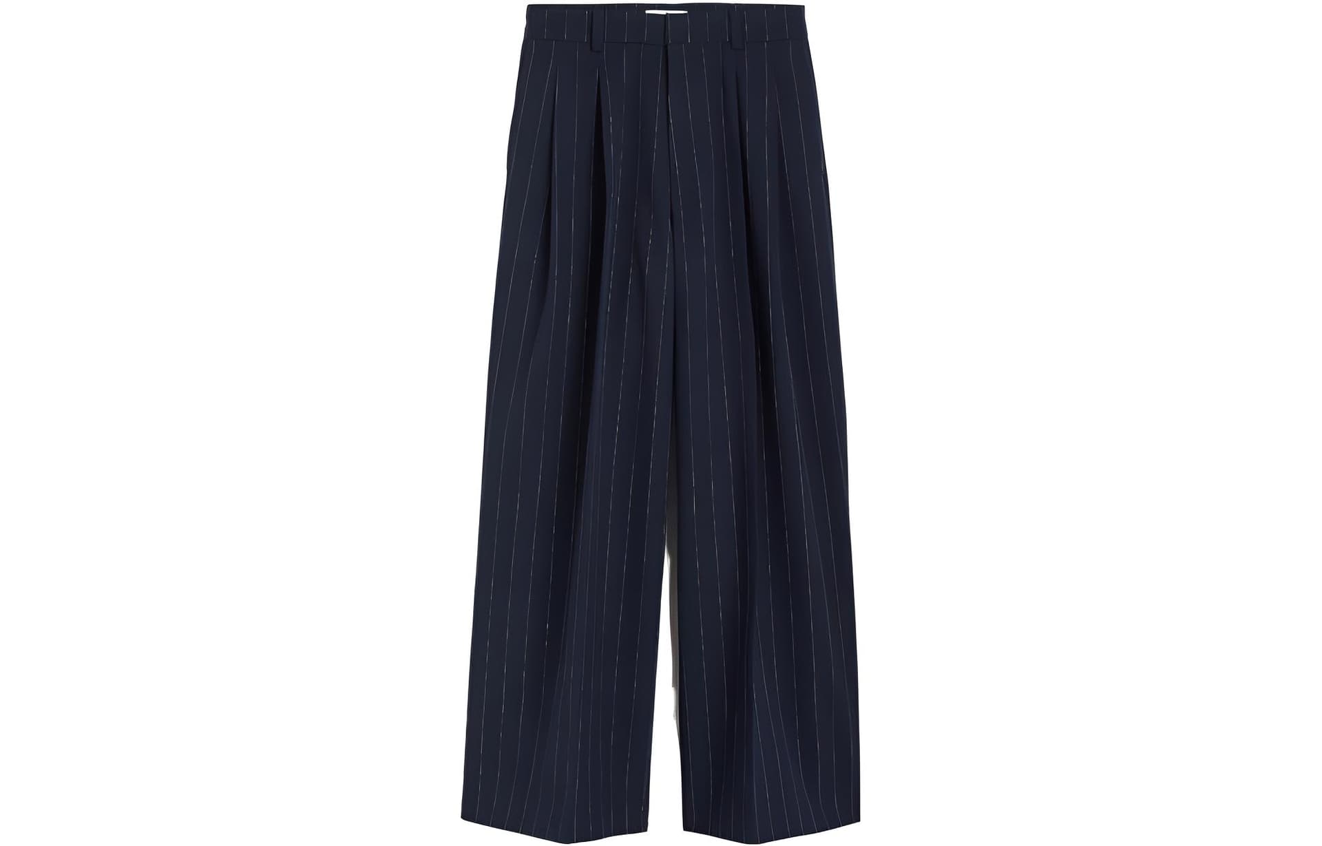 H&M Suit Trousers Blue Blue