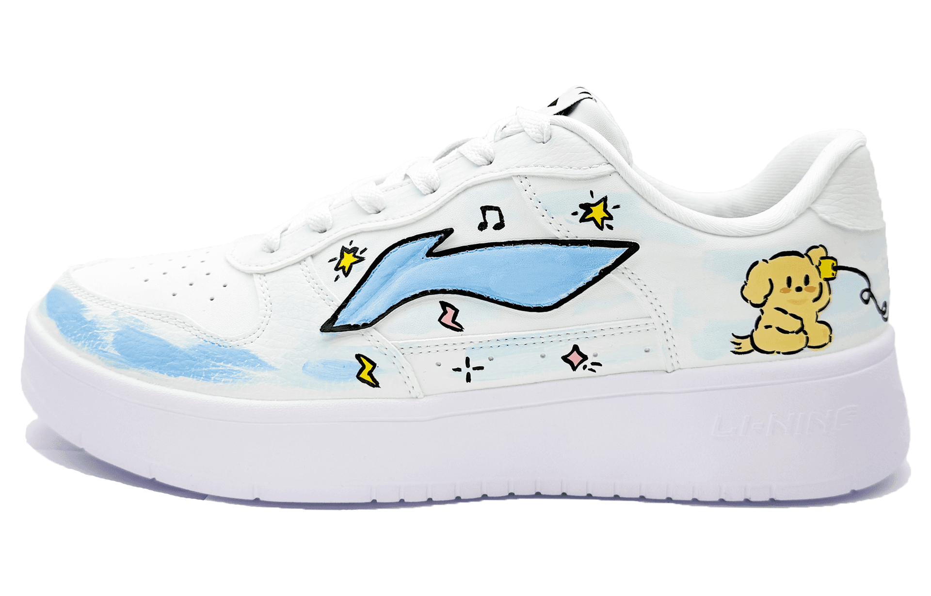 LiNing Pontoon Boats Lightweight Height Increasing Sky Blue