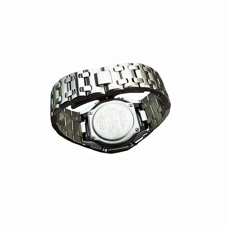CASIO GA2100 Collection Quartz Movement Watch Silver Dial