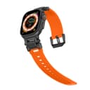 Black Orange | Stainless Steel Interface | TPU Soft Strap