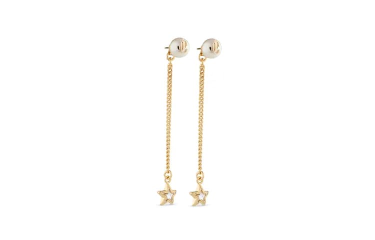 Jimmy Choo Drop Earrings Gold