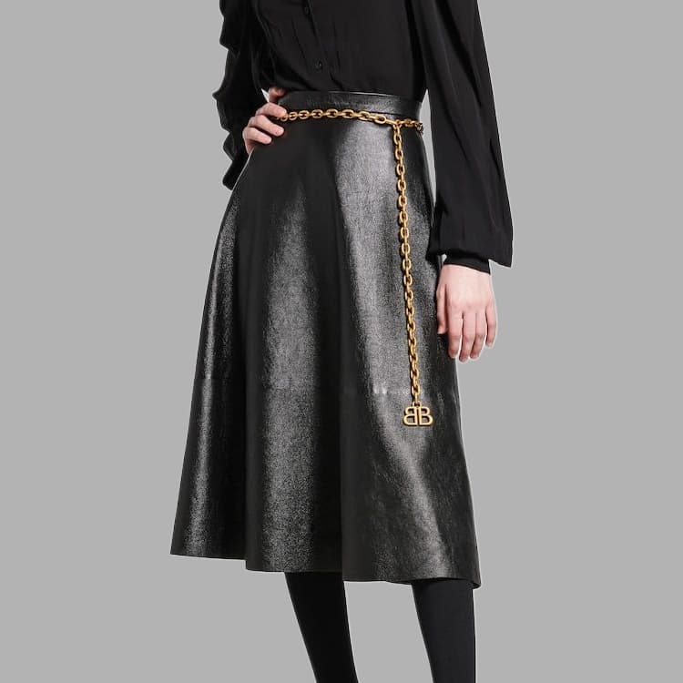 Balenciaga Brass Waist Chains Gold