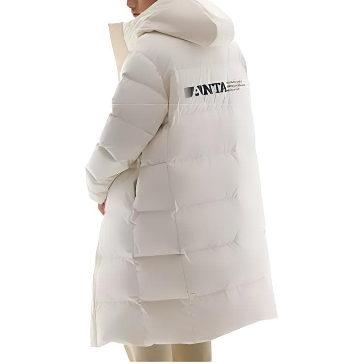 Anta Sports Life Collection Down Jackets & Ivory White