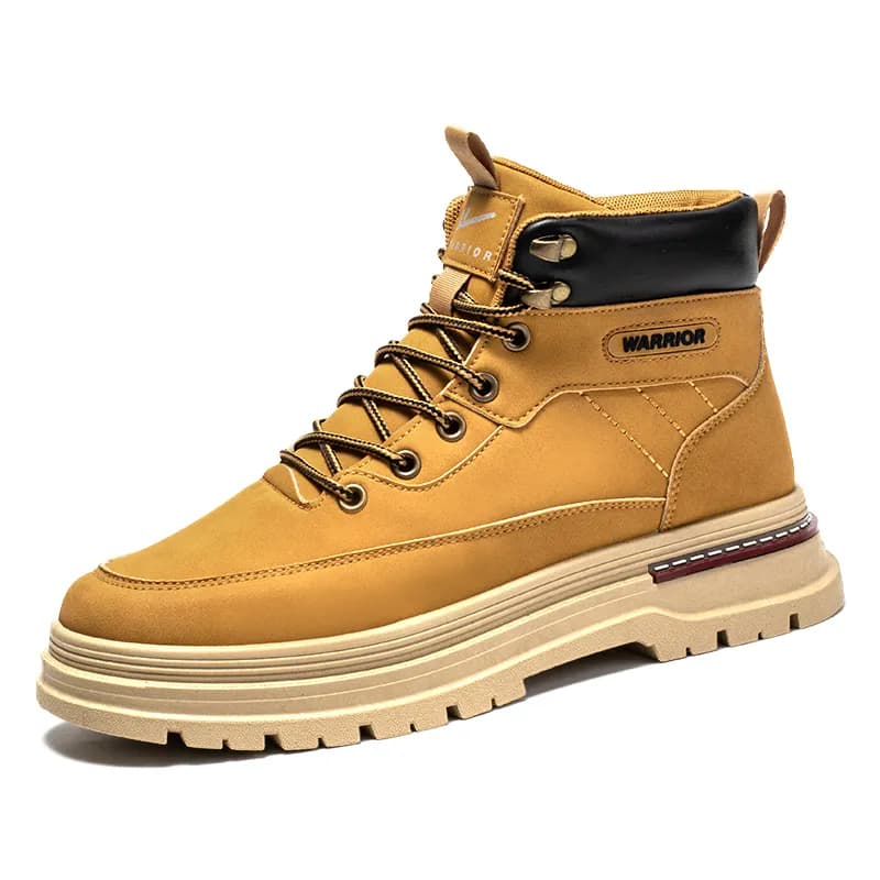 Warrior Ankle Length Martin Boot Khaki