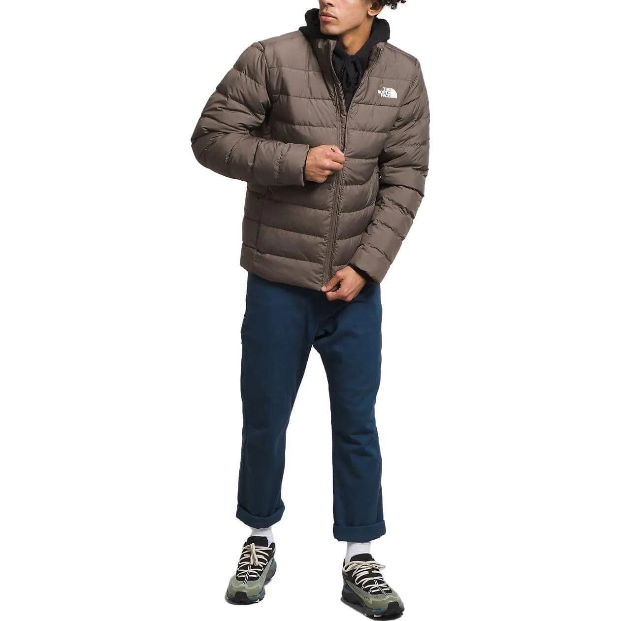 THE NORTH FACE Down Jackets & Gray Brown