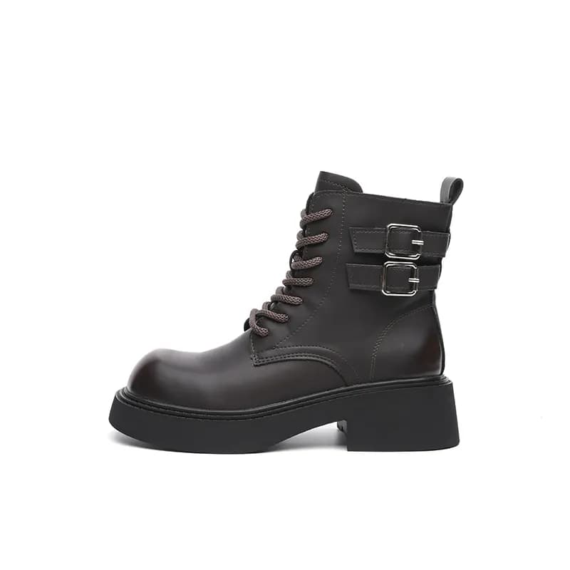 Moon buds Martin Black Brown Unlined Brown 03S