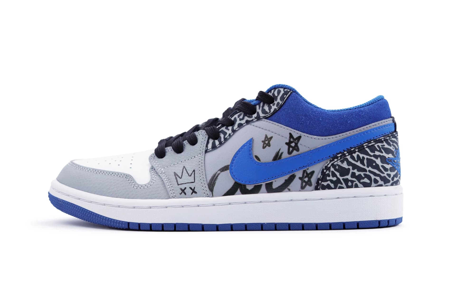 Jordan Air Jordan 1 Vintage GS White Blue White Blue