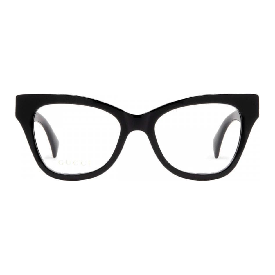 GUCCI Acetate Cat Eye Eyeglass Frames Black