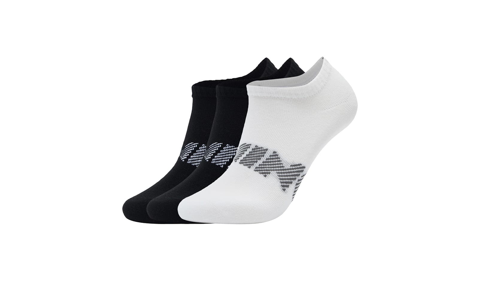 Li Ning Ankle 3 Pack (Black/Black/White)