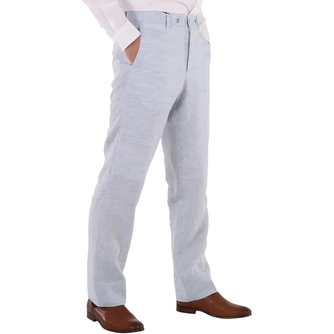 Burberry Suit Trouser Light Blue