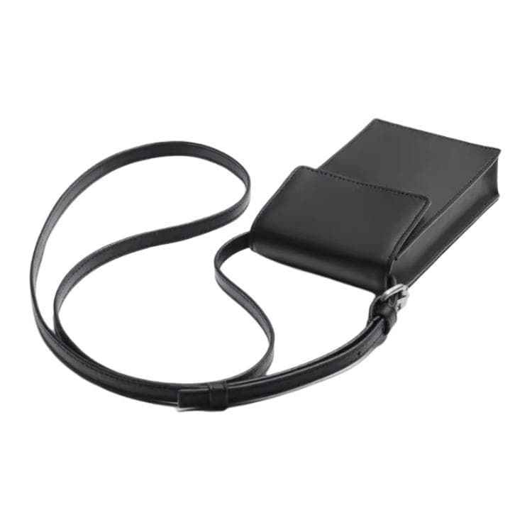 ZARA Polyurethane Cell Phone Pouch Black