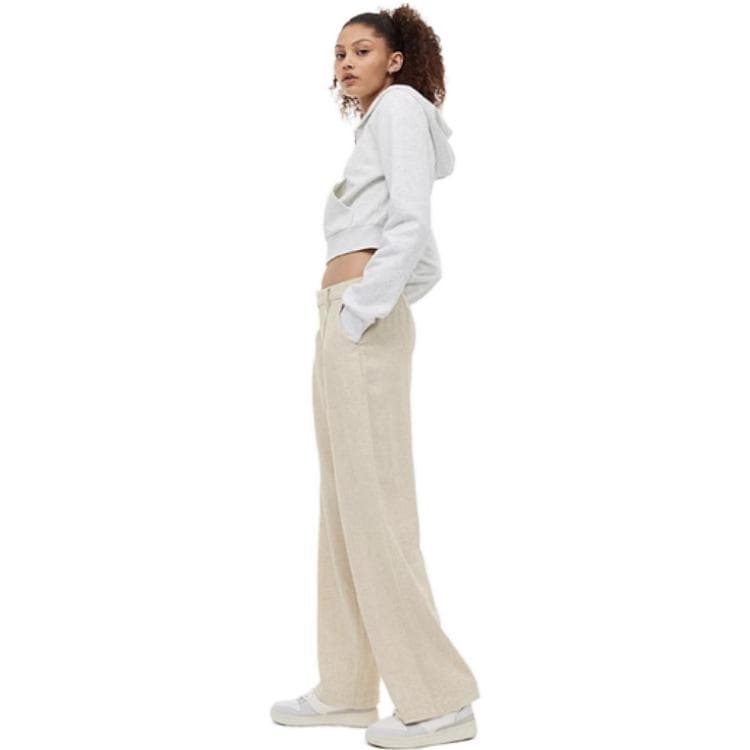 H&M Suit Trousers Light Beige
