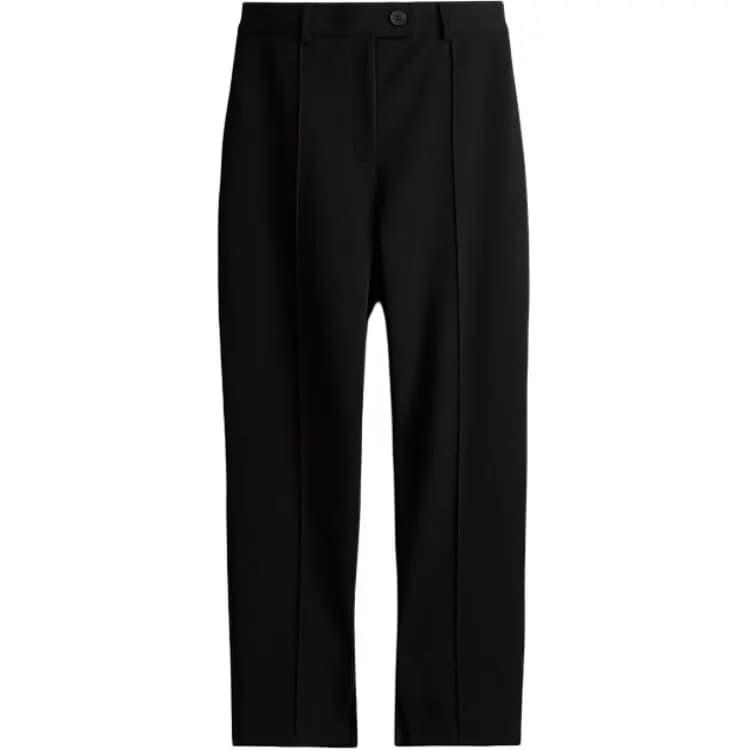 H&M Suit Trousers Black Black