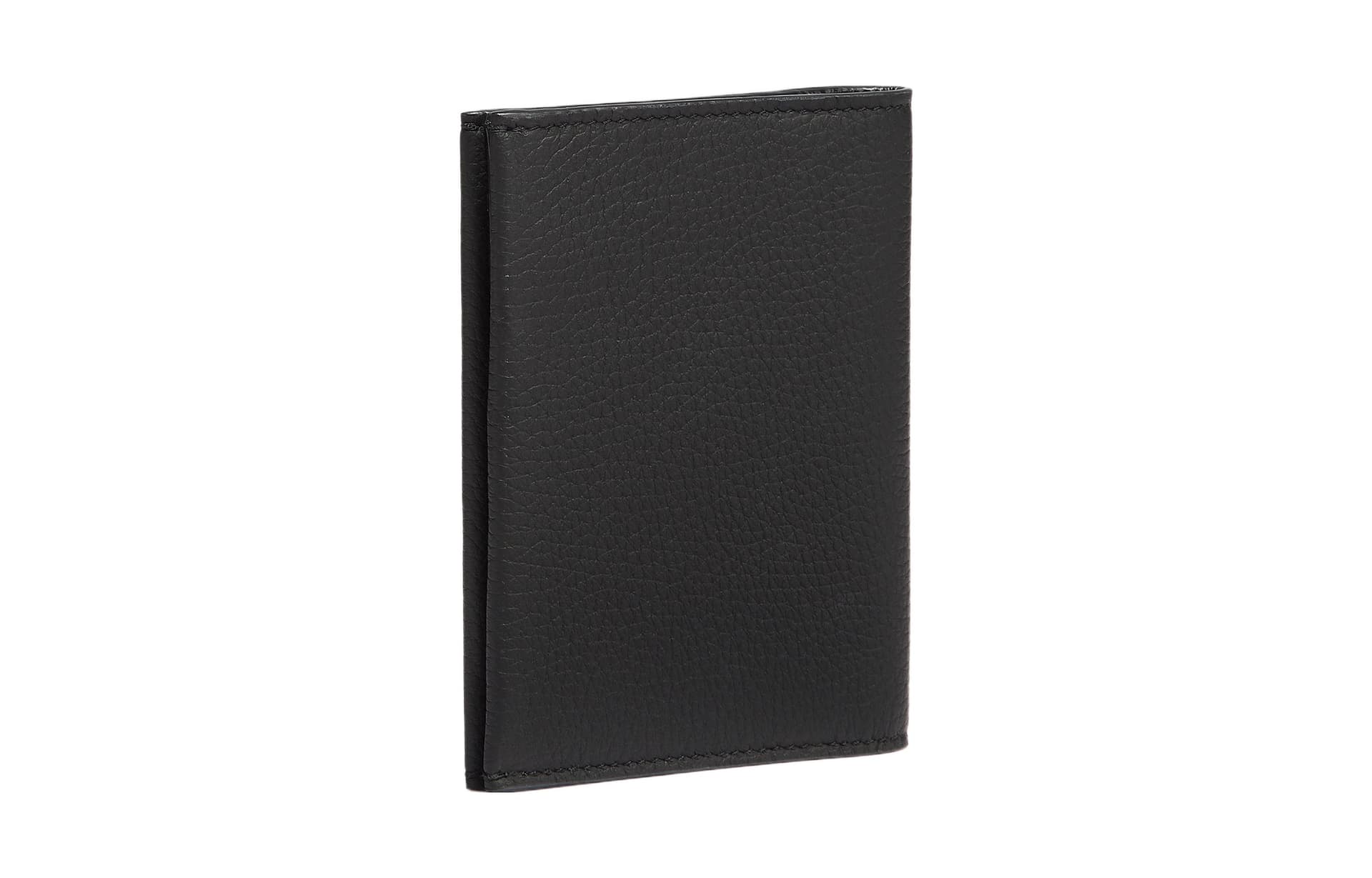 Ermenegildo Zegna Logo Plaque BiFold Passport Case