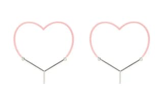 Y/Project Stud Earrings Pink
