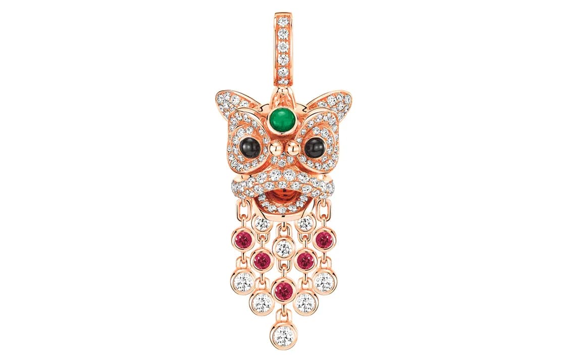 Qeelin Xixi 18K Rose Gold Charm/Pendant Rose Gold