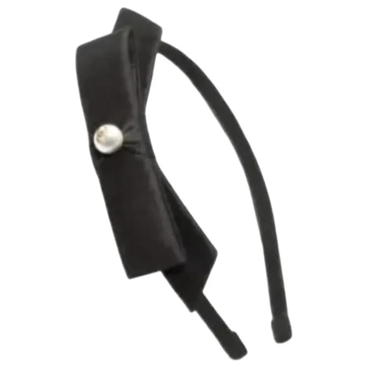 CHANEL Headbands Black Black
