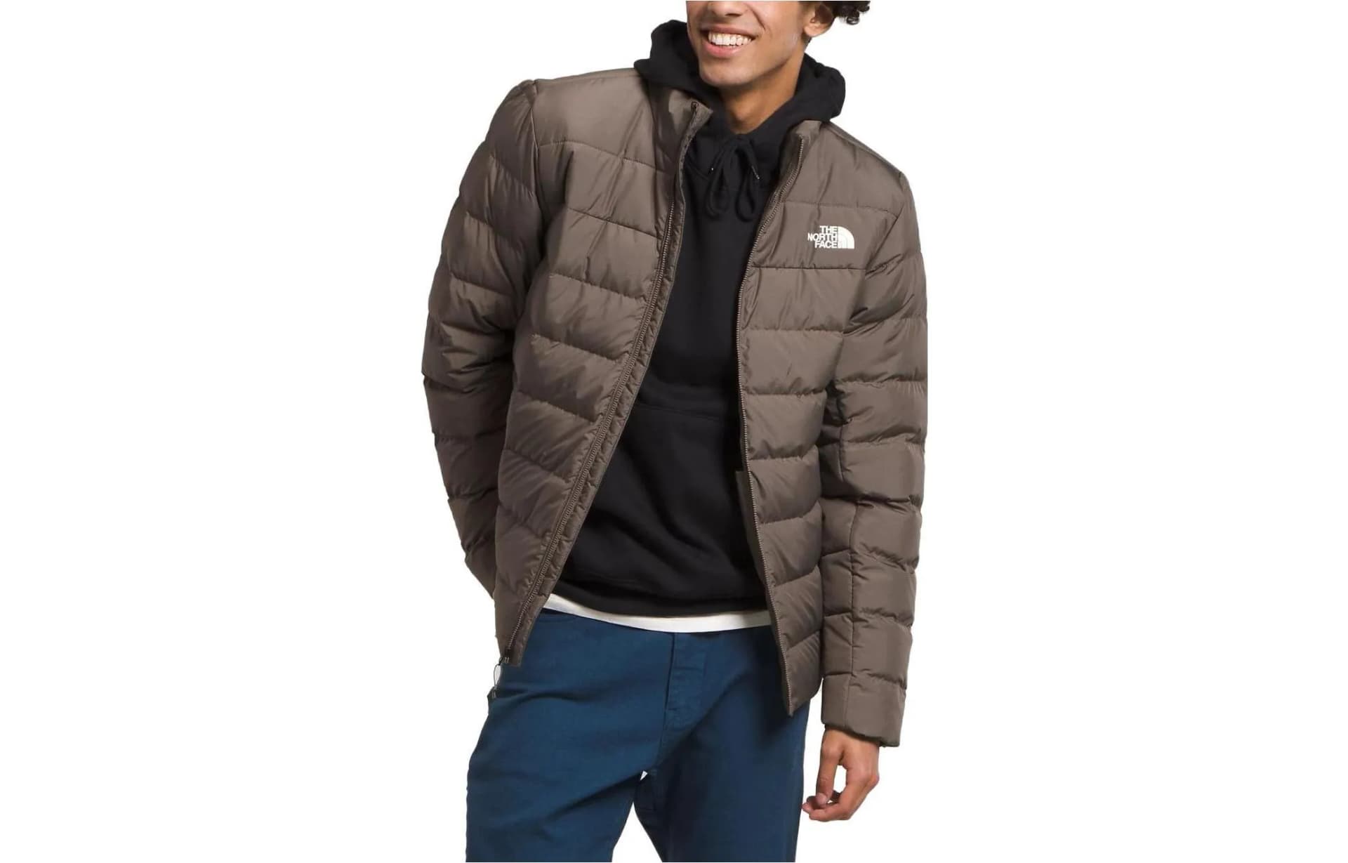 THE NORTH FACE Down Jackets & Gray Brown Gray Brown