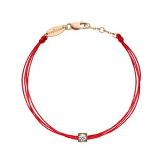 Redline 18K Rose Gold Diamond Bracelets Red