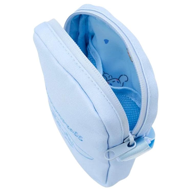 Sanrio Embroidery Cell Phone Pouch Mini Blue