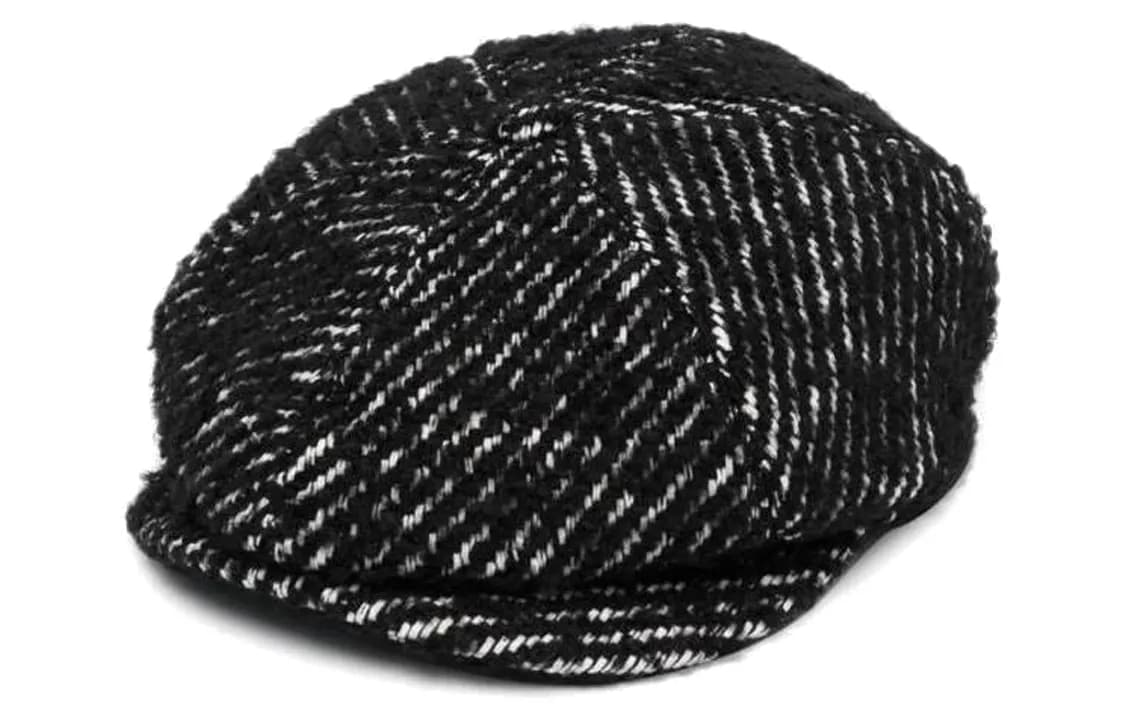 Tagliatore Wool Cotton Polyester Polyamide Acrylic Berets Black Black
